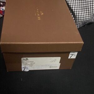 Coach Brown Shoe Box